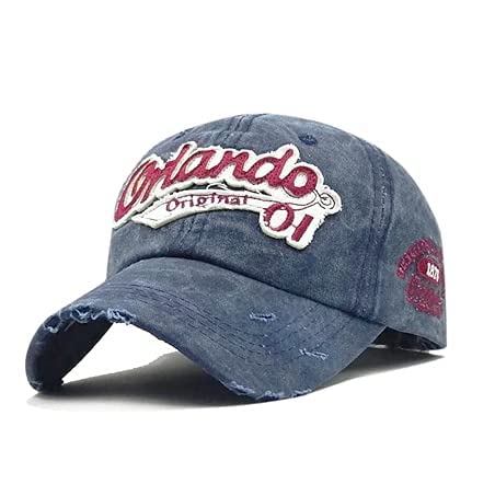 fasholic Orlando Denim Unisex Baseball Caps Casual Sports Summer Outdoor Activities Cap for Men and Women-picture-16