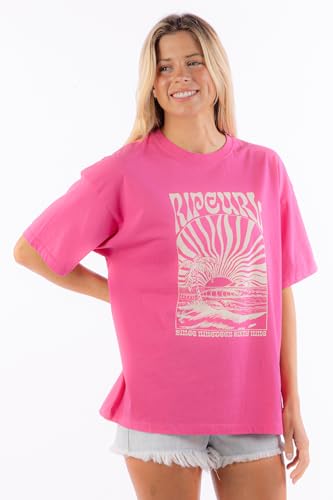Rip Curl Women's Heritage Crew Neck Short Sleeve T-Shirt Tee2