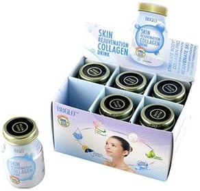 BBGLO Collagen Peptide Shot 2.4 fl. Oz Tangerine Flavor (box of 6 bottles) Pack of 6