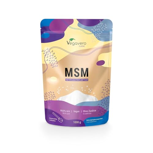 MSM Pulver 1000 g Vegavero | 99,9% rein | Deutsche...