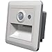 Morris 73001 LED Fixed Optics Emergency Light with Motion Sensor, 120/277V, 4", White