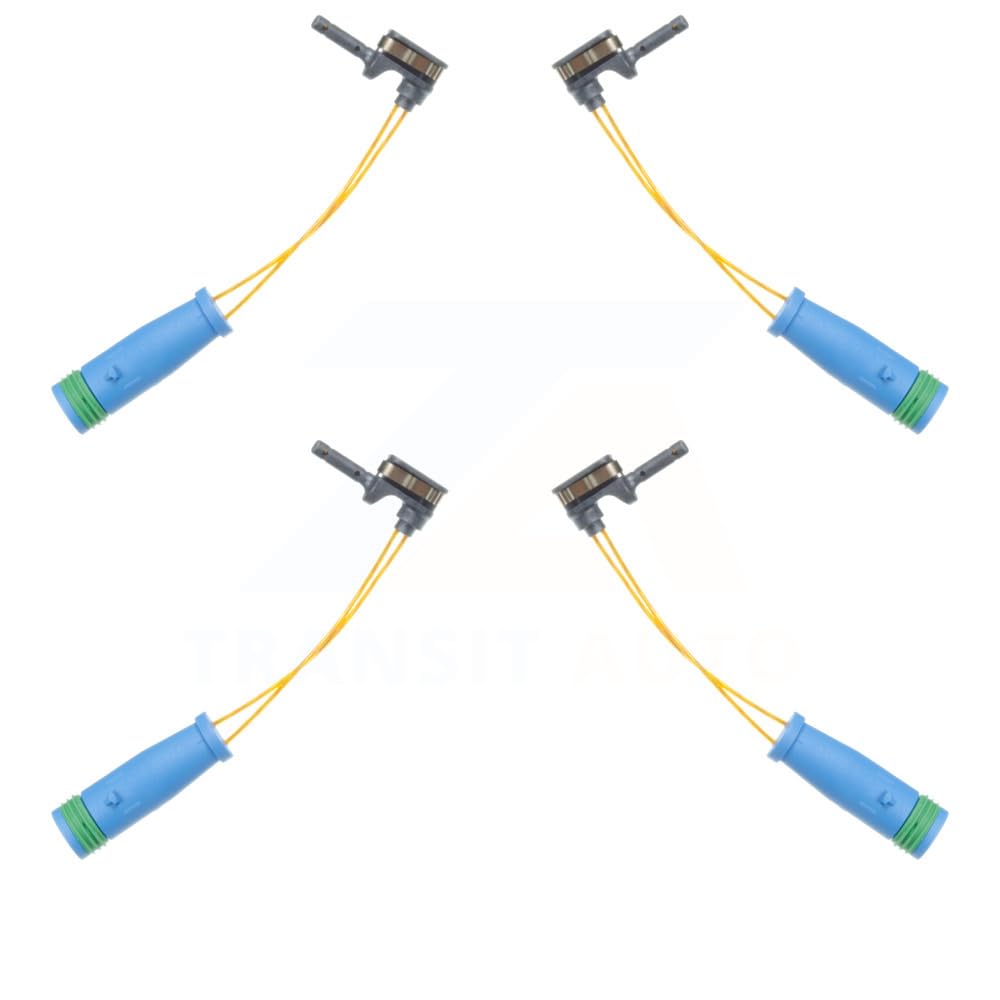 Front Rear Disc Brake Pads Wear Sensor (4 Pack) For Mercedes-Benz C300 GLC300 E300 CLA250 GLE350 E400 GLA250 C43 AMG E450 GLC43 GLC350e CLS450 GLE450 C450 CLA45 E43 G550 C400 C350e KSE-100199
