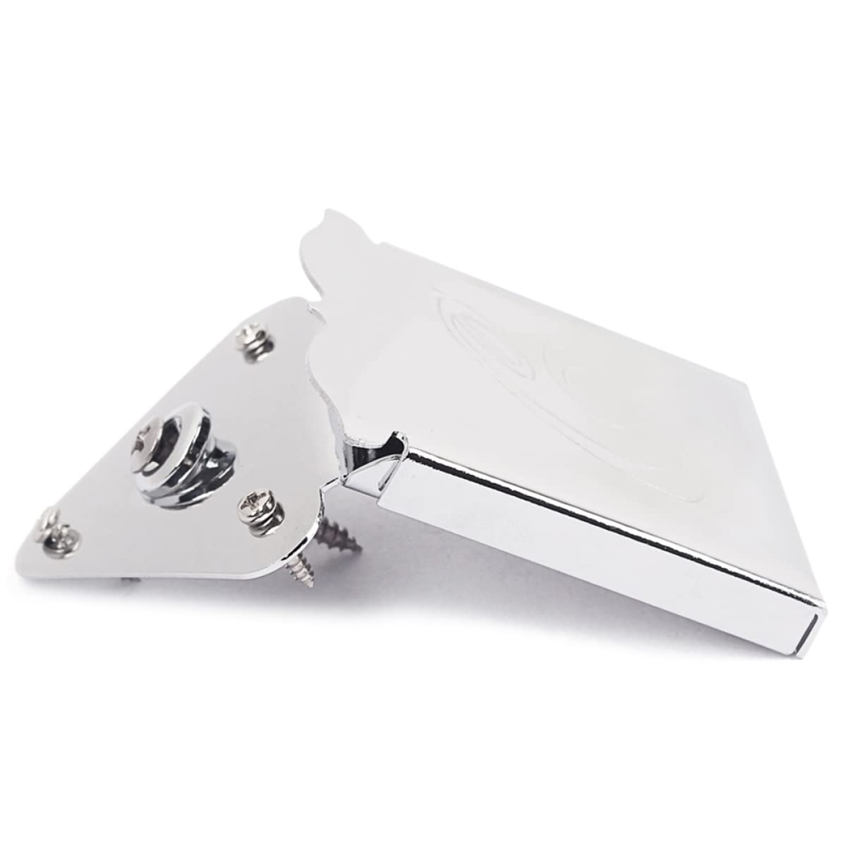 ifundom Metal Triangle Mandolin Tailpiece Guitar Mounting Ferrules Mandolin Parts Screws Kit