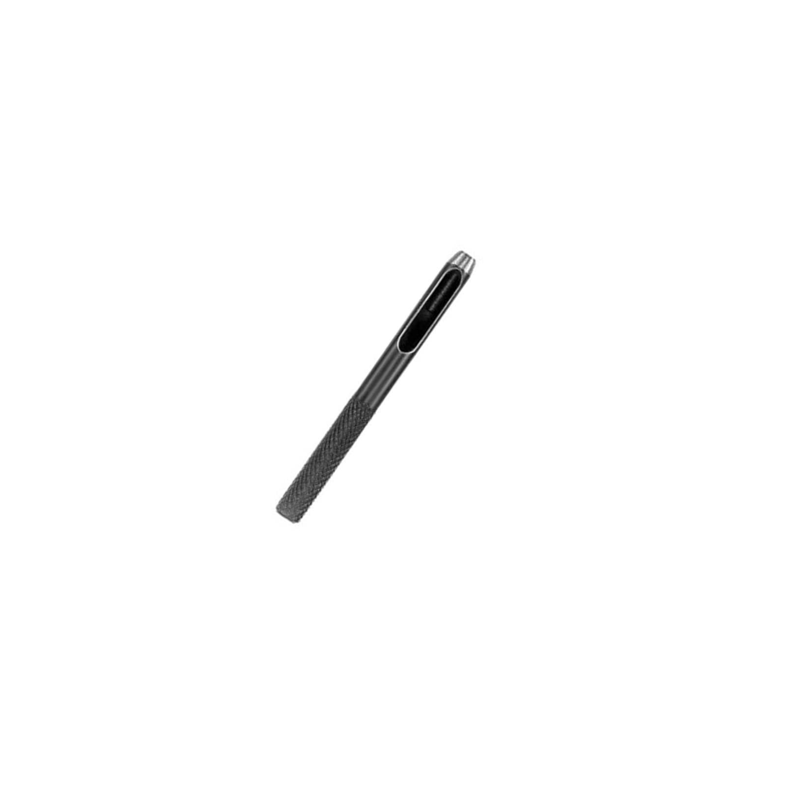 Perforadora redonda de 5 mm, cortador hueco, acero de alto carbono, herramientas de perforación de cuero para papel, plásticos, lona, bolsas de cinturón, fabricación de bricolaje
