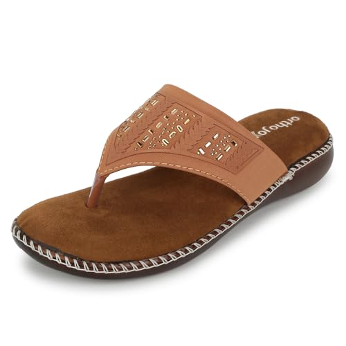 Image of ORTHO JOY doctor Footwear for women|| Fancy Footwear For Women || Orthopedic Women's Fancy Slipper /Sandal For Women