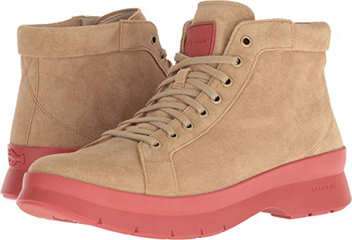 Cole Haan Pinch Utility Chukka Boot Waterproof Shifting Sand Suede/Red Ochre 7.5 D