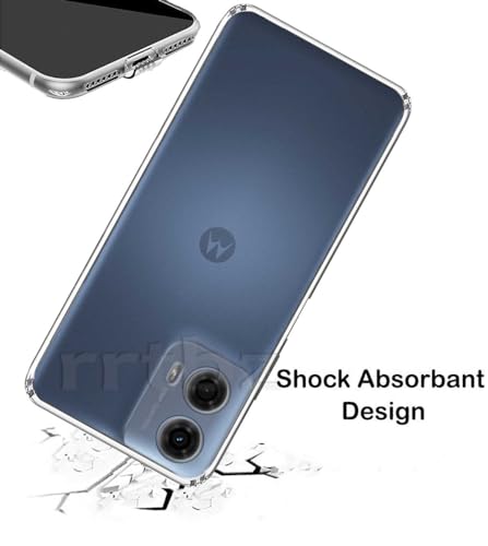 Image of Soft Silicone TPU Back Cover Compatible with Motorola G24 Power