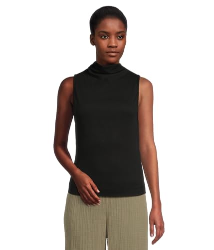 (取寄) マイケル スターズ レディース キアラ ドレープ ネック タンク Michael Stars women Chiara Drape Neck Tank Palm Michael Stars Women's Chiara Drape Neck Tank, Black at Amazon