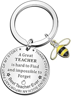 QMVMV Teacher Gifts Keyring Graduation Gifts 2022 Teacher Appreciation Gift Teacher Gifts for Women Men on Teachers Day Birthday Graduation Season
