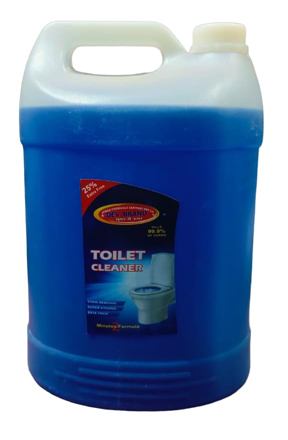 Dev Brand By Mithila Chemicals 5L Disinfectant Toilet Cleaner Liquid With Minutes 2 Formula | Removes Dirt Tough Stains Germs | for Hospitals, Homes, School, Hotel, Offices (B0CKND8Q55) Amazon Price History, Amazon Price Tracker