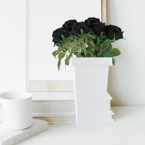 Cubo de flores decorativo creativo y resistente con diseño moderno 7