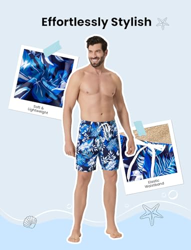 Image of PATPAT Mommy and Me Matching Swimsuit：One Piece V Neck Bathing Suits Leaves Printed Family Swimwear Matching Set