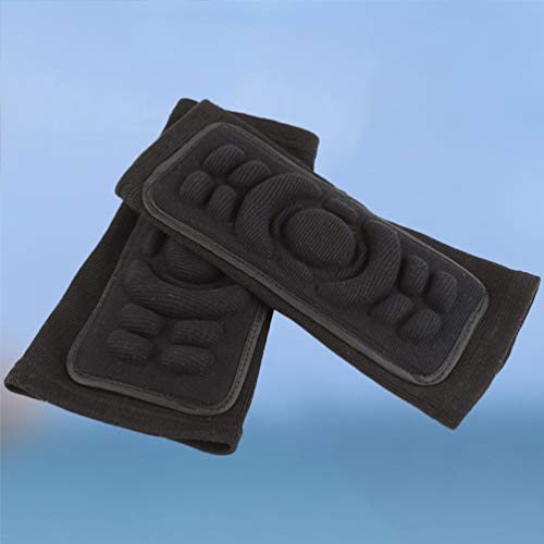 BESPORTBLE 1 par de cotoveleiras de espuma de proteção de cotovelos para esportes (preto)