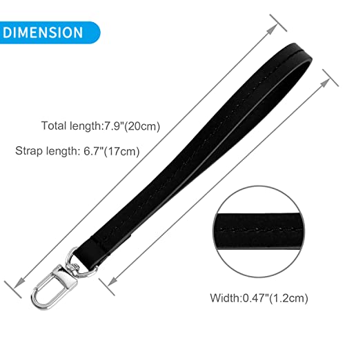 Image of VanEnjoy Wristlet Keychain Cellphone Genuine Leather Hand Strap