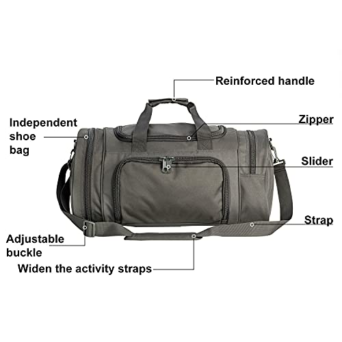 WolfWarriorX Gym Bag for Men Tactical Duffle Bag Military Travel Work Out Bags