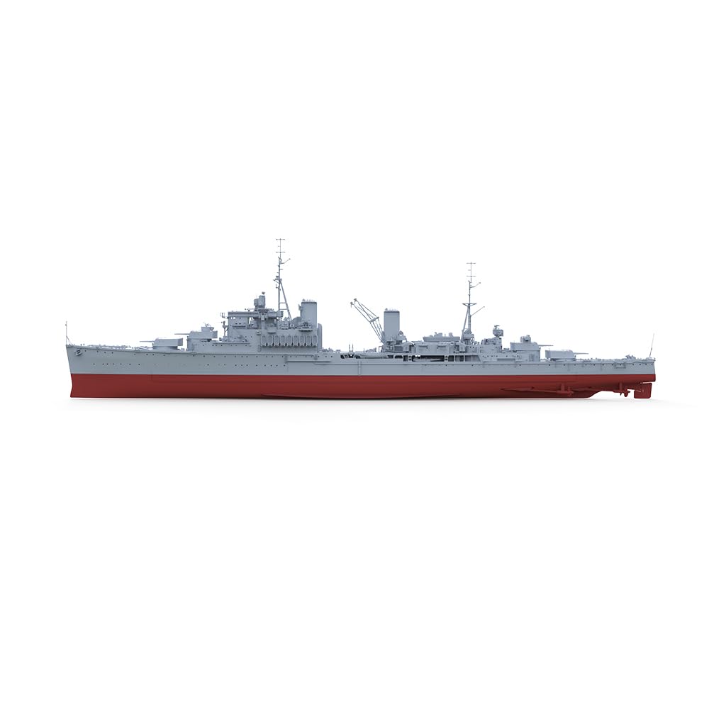MRY-SFW SSC350575S-A 1/350 części modelu wojskowego brytyjski krążownik morski fidżi pełny kadłub segmentowy