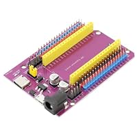 DEWOTHV ESP32 Breakout Board Lilafarbene 38-polige Erweiterungskarte IoT-Entwicklung NodeMCU-32S Serieller WLAN-Anschluss für ESP Microcontroller für Arduino (2er-Pack) – Ansicht 4