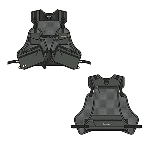 Amazon | パズデザイン ZVF-034 メッシュパックベスト チャコール Free