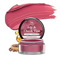 TNW – The Natural Wash Crazy Coaster Lip & Cheek Tint | With Grapeseed Oil & Castor Oil | For lips, cheeks, & eyelids | For a natural makeup look