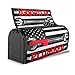 Plumber's Wrench Tool with America Flag Magnetic Mailbox Cover Standard Large Size Wraps Post Letter Box Covers Decoration for House Garden Yard 25.5x21 in