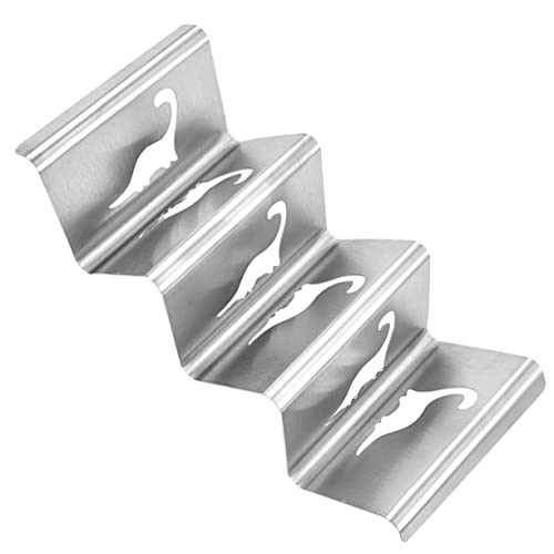 OKUMEYR Stainless Steel Taco Holder Rack Premium for Home Use Easy to Clean Baking Pancakes