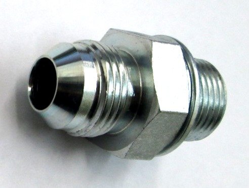 AF 9605S-08-L10-16 - 1/2 Male JIC (3/4''-16 Threads) X 16mm x 1.5 DIN Light (10mm Tube)