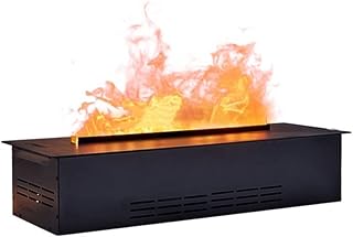 Electric Fireplace Electric Fireplace Embedded 3D Simulation Flame Electronic Steam Humidification Household Living Room Decorative Electrics Fireplaces TV Background Wall Decoration Fireplace Heater