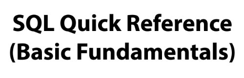 Quick Reference Sql : PostgreSQL Cheat Sheet & Quick Reference – COKMRA