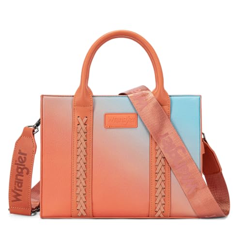 Image of Wrangler Tote Bag for Women Designer Satchel Handbags Top-handle Purses with Strap