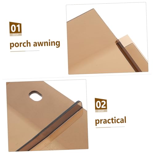 Toldo de lluvia para balcón Mikikit anticaídas y protector de cámaras 8