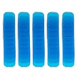 50 Pcs/25 Packs Gel Pads for Muscle EMS Abdominal Belt Muscle Trainer Accessory for ABS Stimulator Training Replacement Gel Sheet Pads for Ab Workout Toning Belt (Blue)