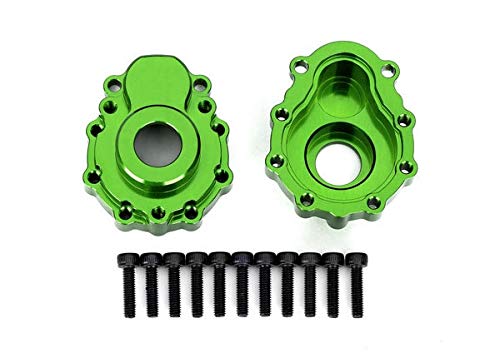 Traxxas 8251G - Portal housings, Outer, 6061-T6 Aluminum (Green-Anodized) (2)/ 2.5x10 CS (12)