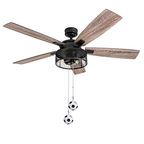 Image of Ceiling Fan Pull Chain Soccer Ornaments Extension Light Pull Chain Set,Sport Theme Fan String Charm Decorative Extension,Fan Light Chains Ornaments,Soccer Pendant for Ceiling Fans Lights Lamp 2Pack