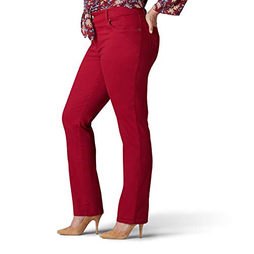 Image of Lee Women's Plus-Size Relaxed Fit Straight-Leg Jean