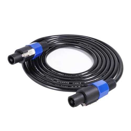 Image of Speakon to Speakon Cable, 10FT, 1-Pack 2 Conductor Wiring
