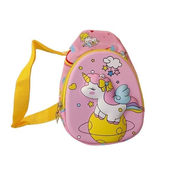 Top Kids Unicorn Sling Bag for Girls | Cute Cartoon Crossbody Shoulder Bag | Mini Travel Pouch for Kids-image-20