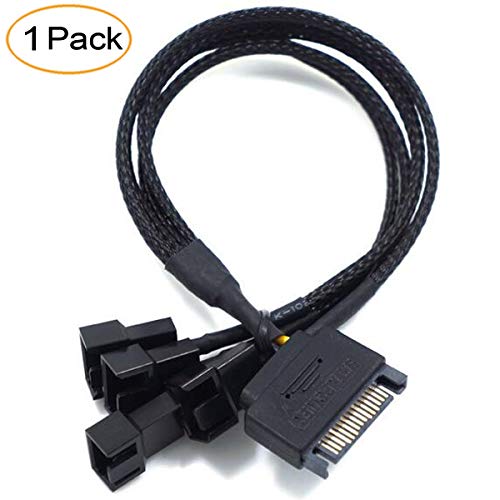 SATA to 4 x 3 Pin / 4 Pin PMW 12V PC Case