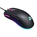 AUKEY Mouse da gaming, 5000 DPI reali con 16,8 milioni di colori RGB, 6 pulsanti programmabili, design ergonomico, mouse FPS di alta precisione per PC e computer portatili, nero