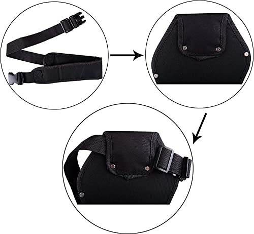ZIBUYU® Hardware Tool Bag for Electrician, Oxford Cloth Tools Storage Pouch Holder Belt Waist Bags, Multi-Pocket Organiser with Adjustable Belt for Wrench Hammer Screwdriver T Handle Drills