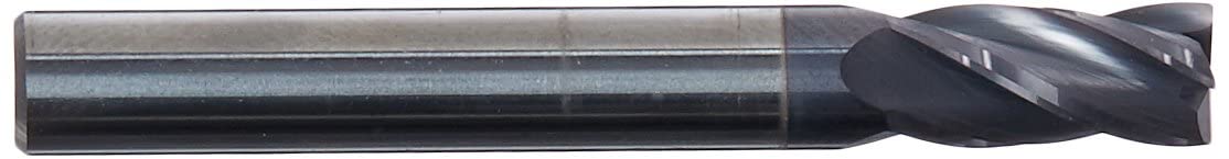1/4" End Mill 0.25" 4 Flute Center Cut 3/4" CL 2-1/2" Shank for Router CNC Right Hand Cut Woodworking Shaper