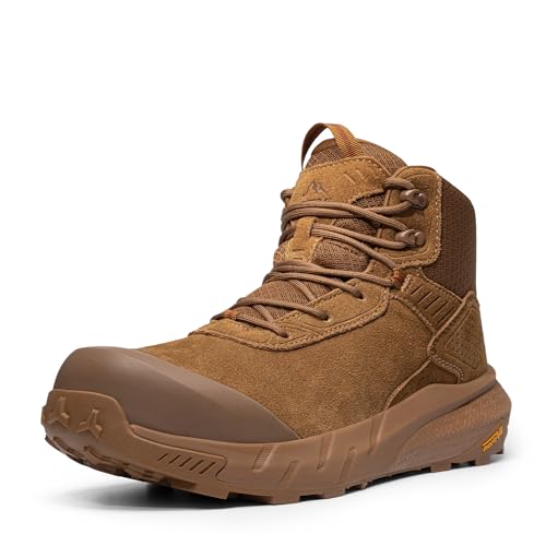 Image of NORTIV 8 Composite Toe Boots for Men - Waterproof Lightweight Non-Slip ASTM F2412-24 & ASTM F2913-24 Safety Work Boots for Warehouse & Construction, VaporGuard-Nano