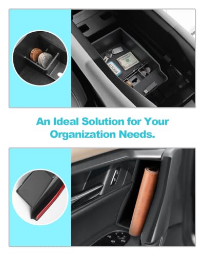 Image of CDEFG 5Pcs for 2026 Mazda CX5 Center Console Organizer for 2026 Mazda CX-5 (S /Select /Preferred /Premium /Premium Plus) Accessory Door Handle Pocket Trash Can Storage Box