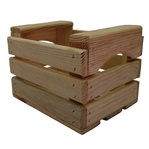 En Maderas - Caja de Almacenamiento, Caja decoración, Caja de Fruta (23x18x17 cm)