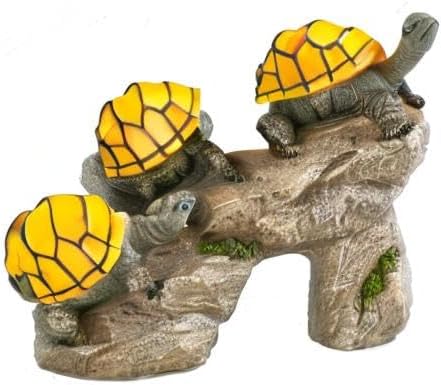 Powered Turtles 【モダンソーラーポストキャップライト】 on Logアウトドアアクセント照明LEDガーデンライト装飾