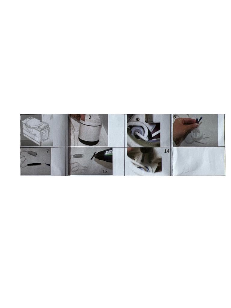 Pompa ad acqua per WC Thetford C2, C3, C4, C200, C204, C400, C402, C500