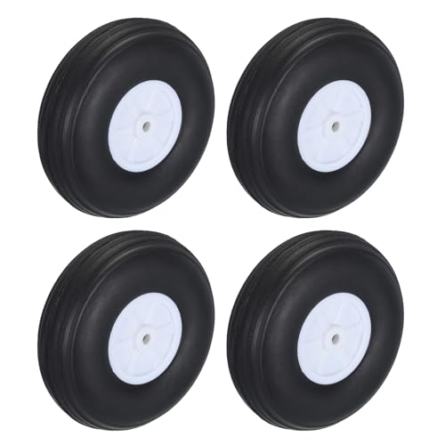 Roue d'avion RC éponge pneu mousse de rechange 7,6cm MECCANIXITY lot de 4