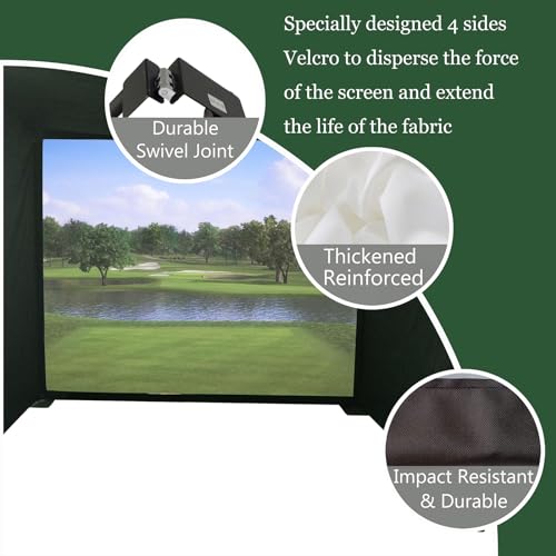 Pantalla de impacto para golf 2.5 x 2.5 m miniatura 2