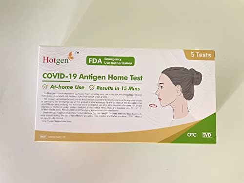 Hotgen - COVID-19 Antigen Home Test -1 Pack, 5 Tests Total