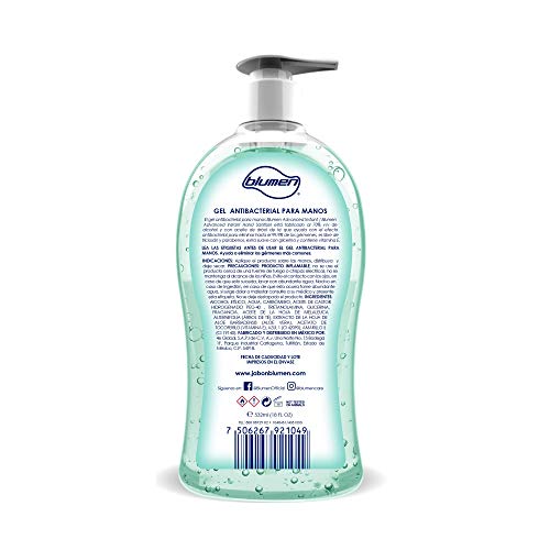 La Mejor Selección de Gel antibacterial blumen 1 litros precio que Puedes Comprar On-line. 3 Imagen adicional