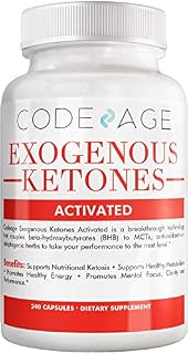 Codeage Keto BHB Exogenous Ketones Supplement Pills w. BHB Salts, Natural Caffeine, Electrolytes